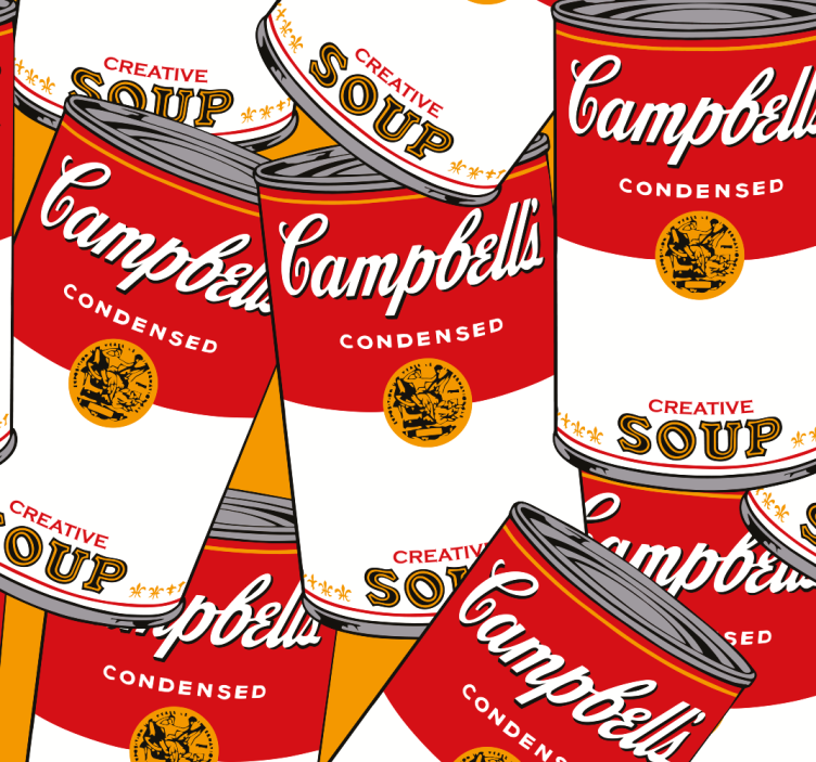 Tapete Kunst campbells andy warhol - TenStickers