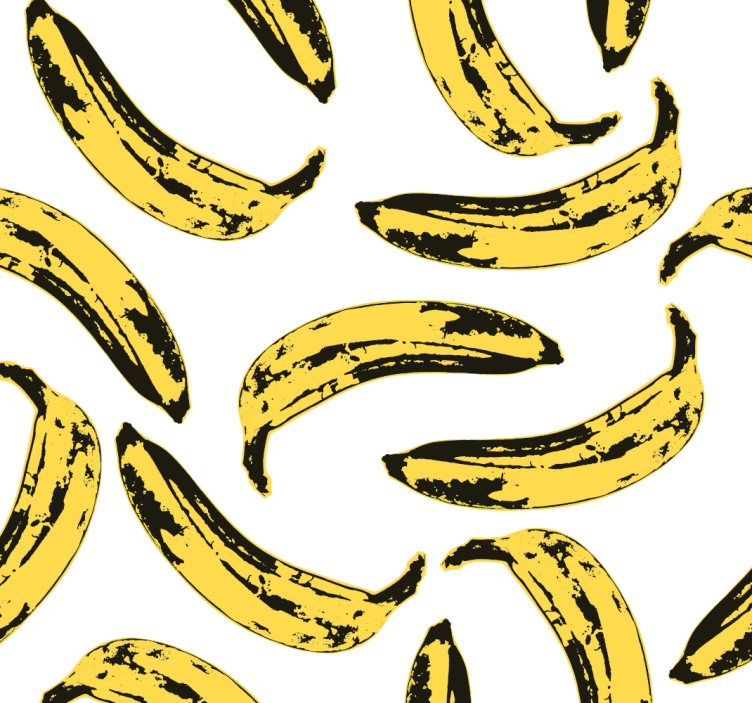 Tapete Kunst warhol-bananen - TenStickers
