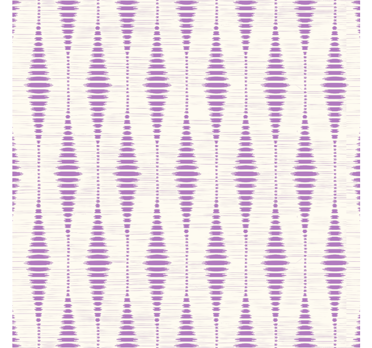Geometrische Tapete lila rabaul ikat - TenStickers