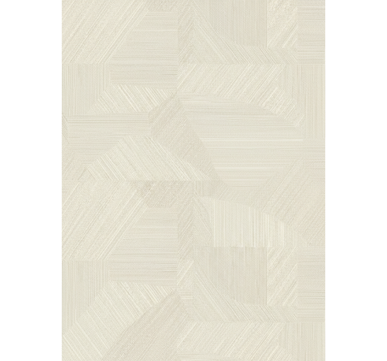 Tapete wohnzimmer mit geometrischer faltenstruktur - TenStickers