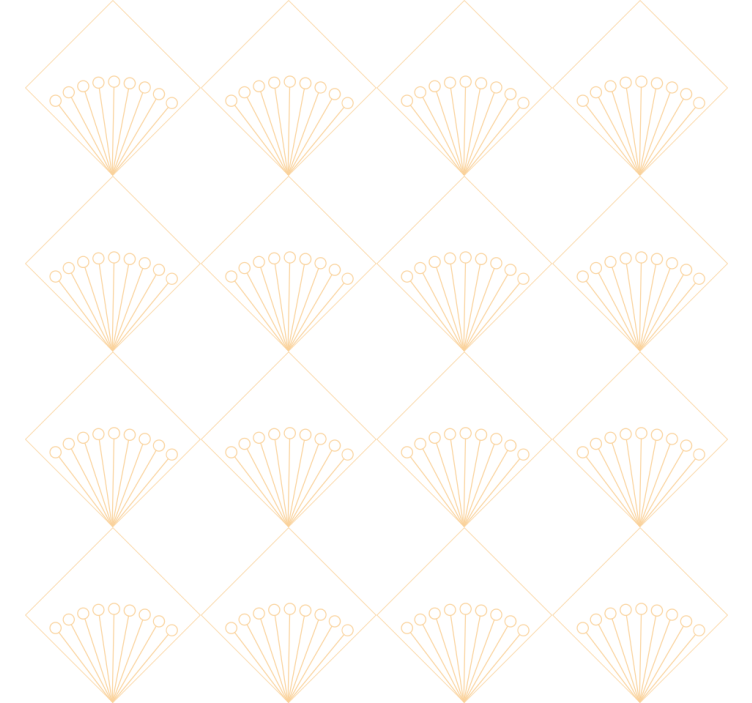 Tapete wohnzimmer im weißen art déco stil - TenStickers