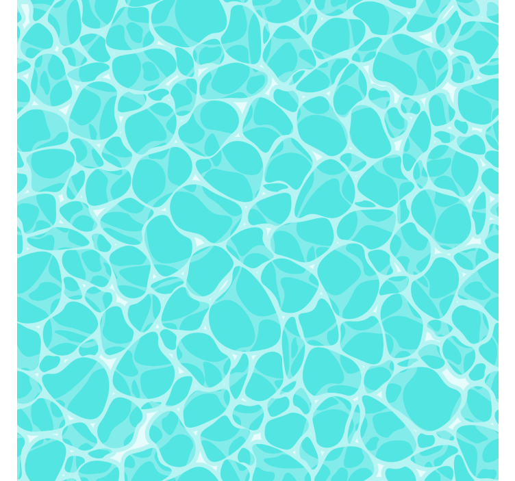 Tapete muster lichtreflexion im meeresboden - TenStickers