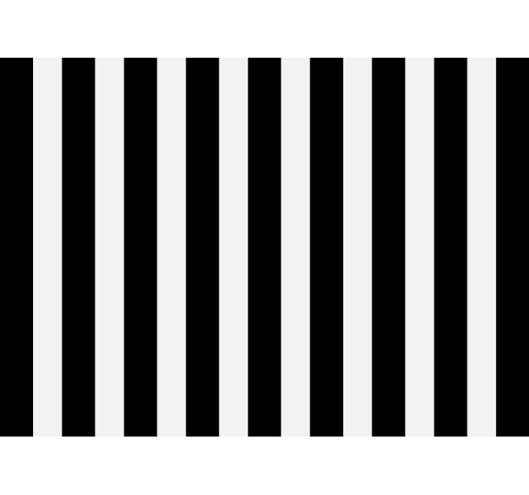 Tapete büro mit vertikalen schwarzen streifen - TenStickers