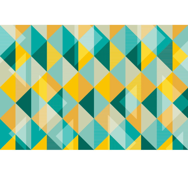 Tapete büro dreiecks-geschichte - TenStickers