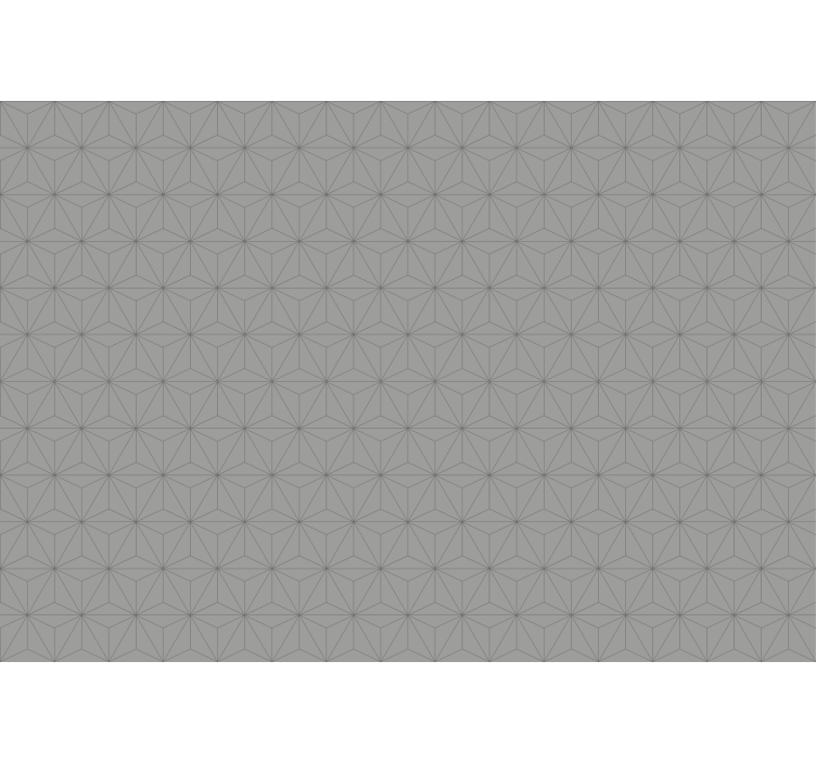 Tapete büro in grauen beton-dreiecken - TenStickers