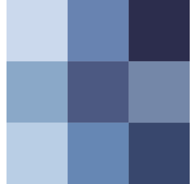 Tapete büro moderne fliese in blautönen - TenStickers