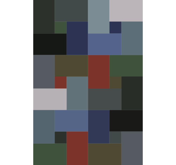 Tapete geometrisch blockmuster - TenStickers