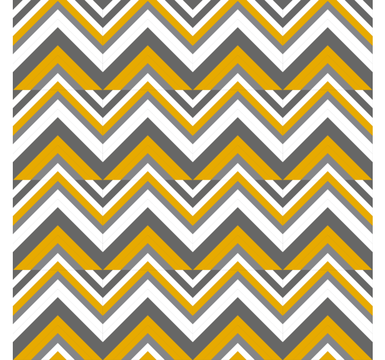 Tapete geometrisch mit chevron streifenmuster - TenStickers