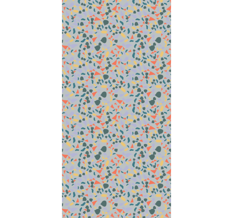 Marmor tapete mit lebendigen abstrakten formen - TenStickers