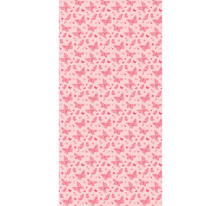 Tapete schmetterling in pink - TenStickers