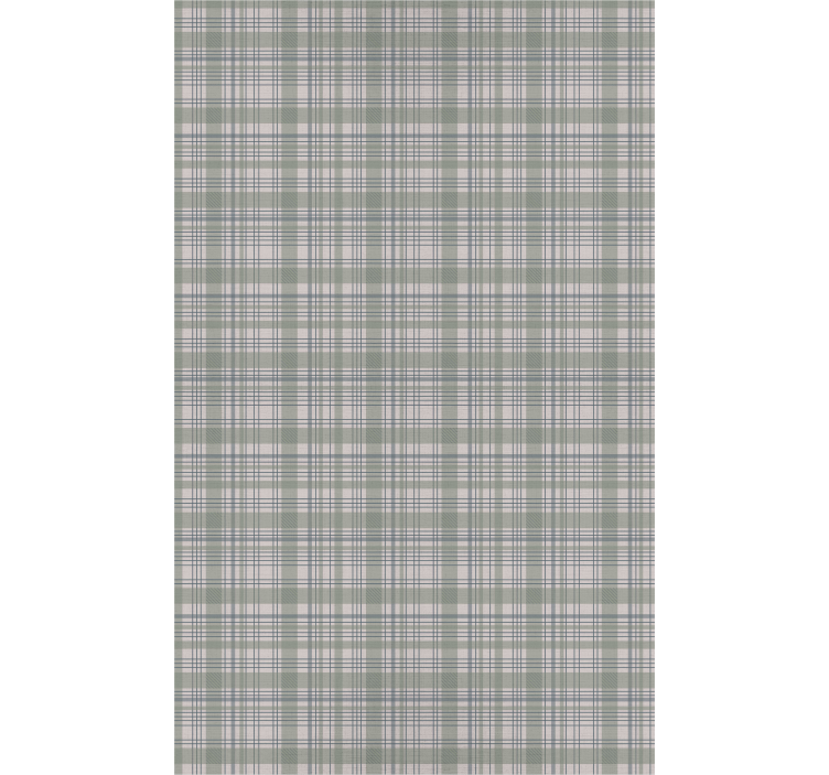 Tapete klassisch in geern tartan-design - TenStickers