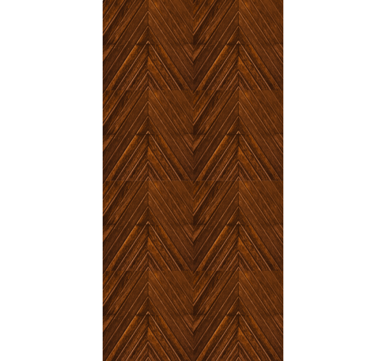 Tapete rustikal mit chevron holz muster - TenStickers