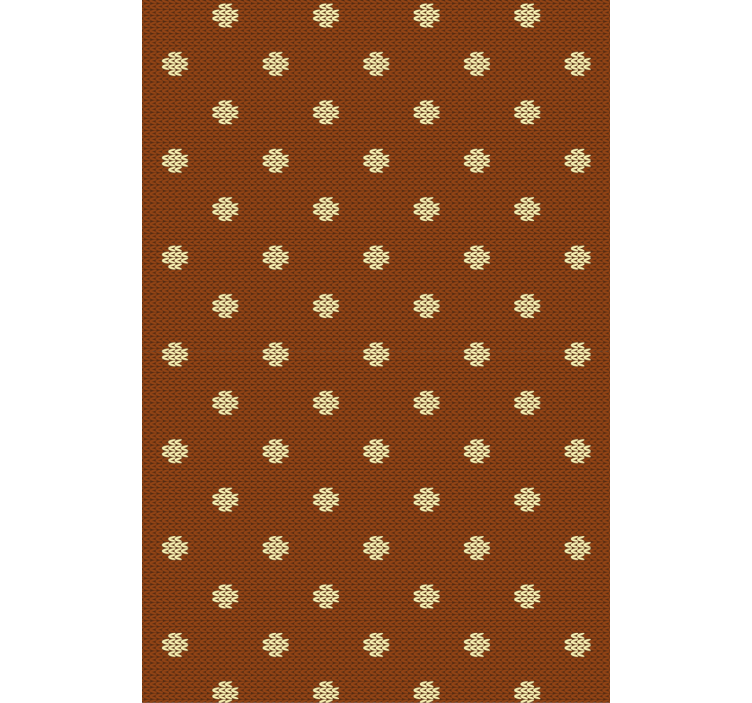 Tapete wohnzimmer mit gepunktetem strickmuster - TenStickers