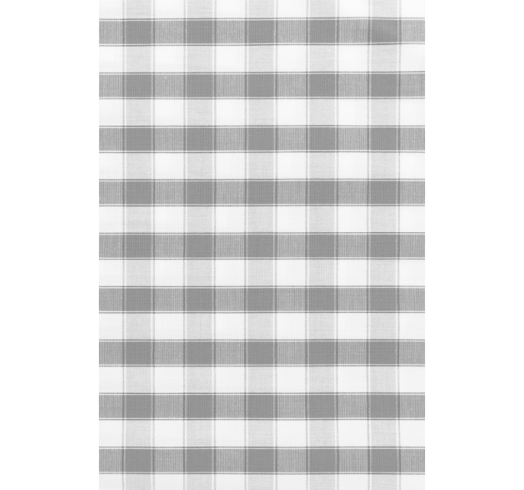 Tapete wohnzimmer im klassischen karomuster - TenStickers