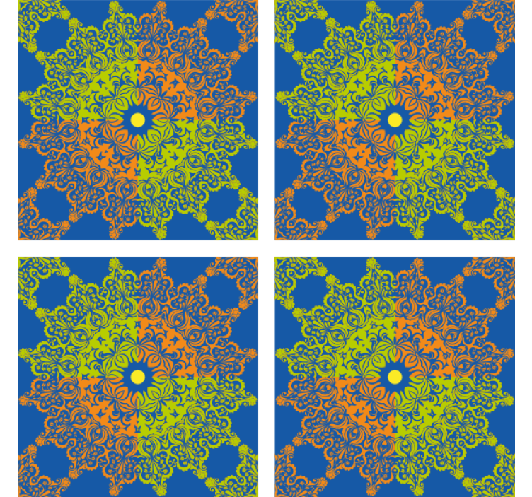 Tapete fliesen buntes mandala muster - TenStickers