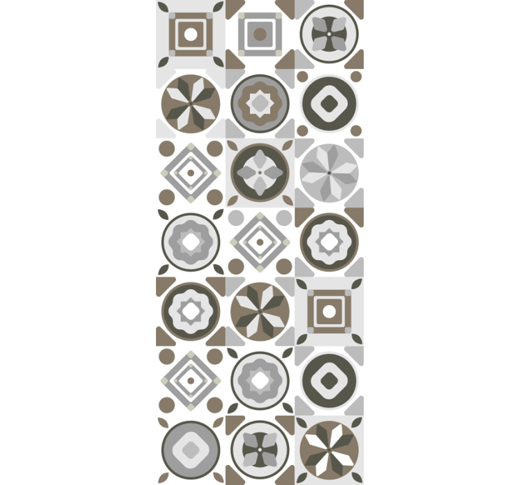 Tapete küche hydraulisch in grautönen - TenStickers