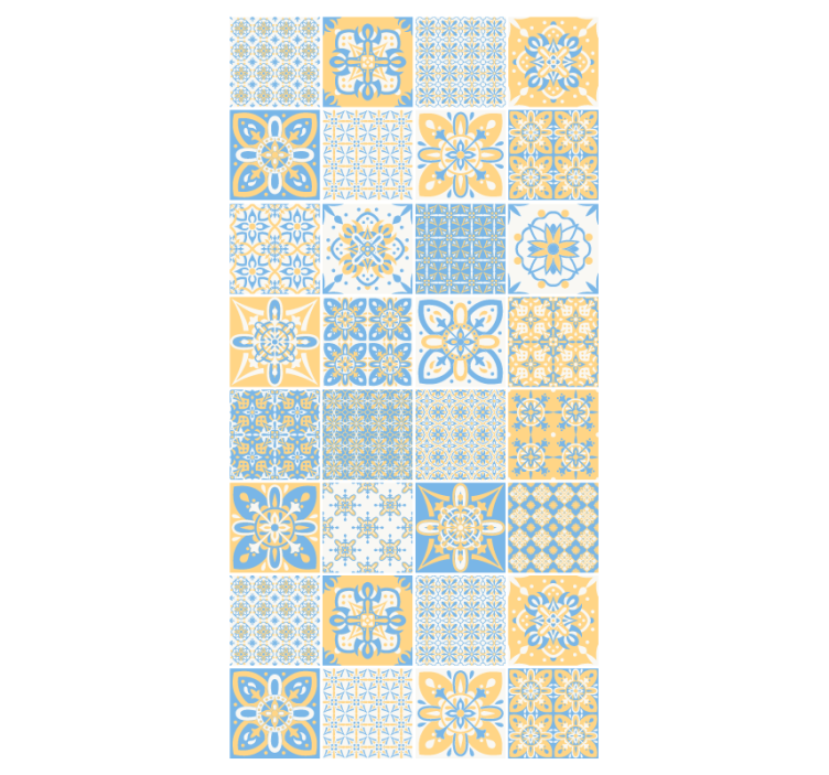 Tapete küche mit portugiesischen mischfliesen - TenStickers