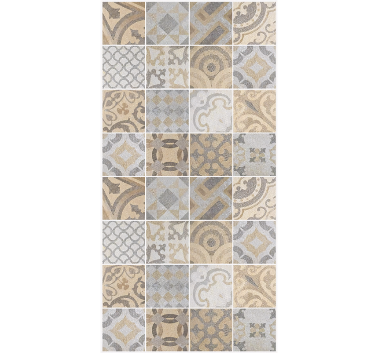 Tapete küche zement "arancioni" - TenStickers