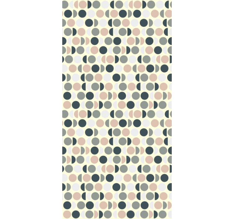 Tapete küche mit eleganten kreisen - TenStickers