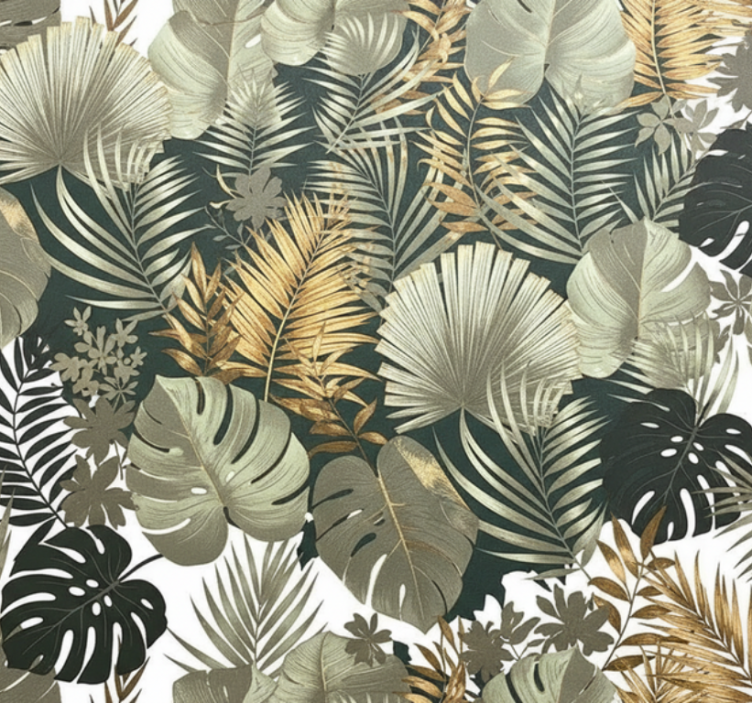 Tapete hochzeit mit botanischen und floralen mustern - TenStickers