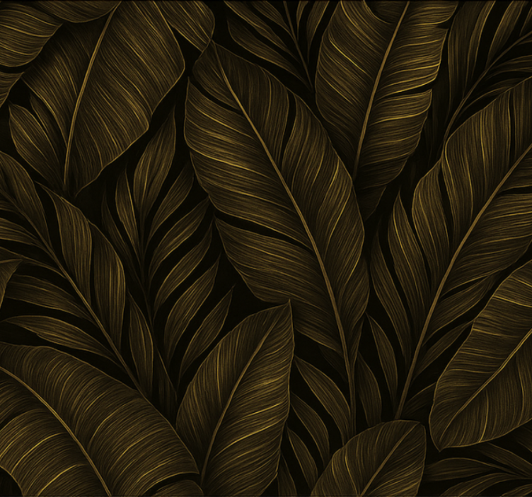 Tapete wohnzimmer mit goldenen akzenten - TenStickers