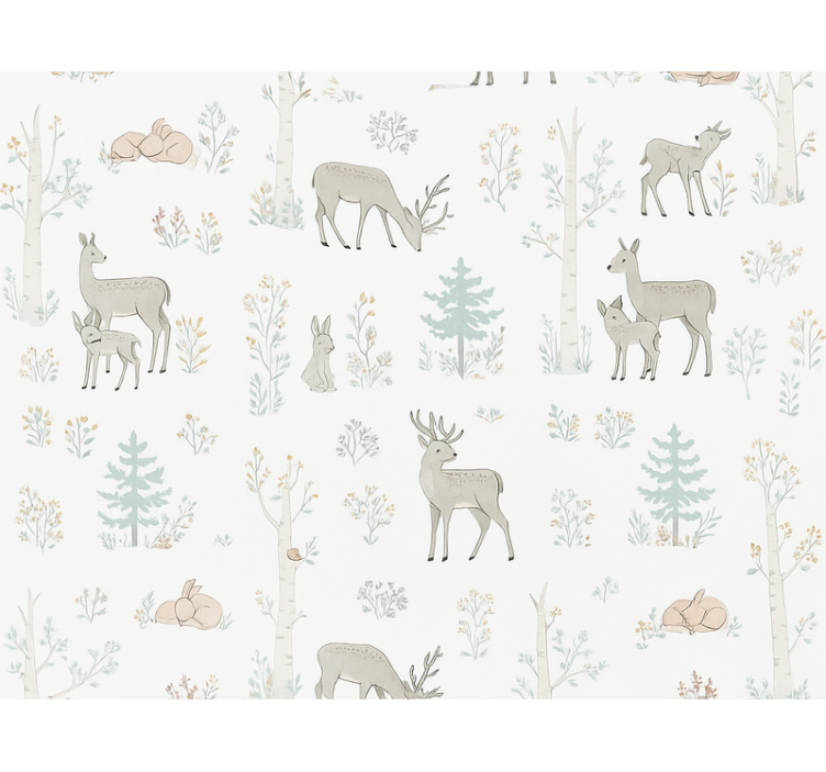 Tapete hochzeit kinderblumen - TenStickers