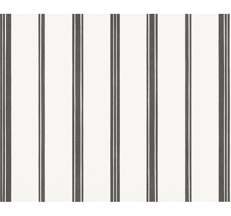 Tapete wohnzimmer schwarz gestreift - TenStickers