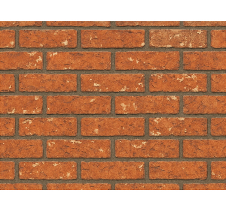 Tapete wohnzimmer urban ziegel - TenStickers