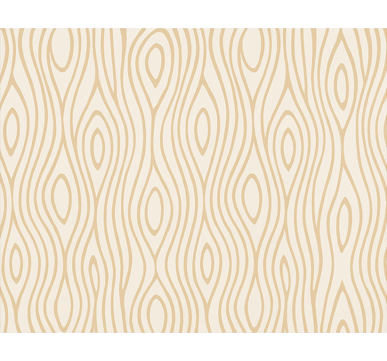 Tapete wohnzimmer mit hellem holz-effekt - TenStickers