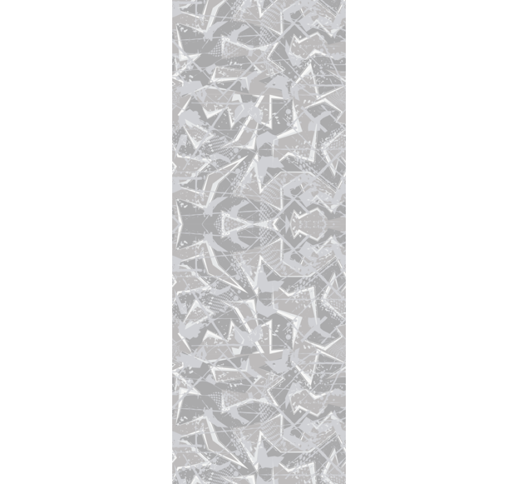 Tapeten schlafzimmer graue feine 80er jahre grafiken - TenStickers