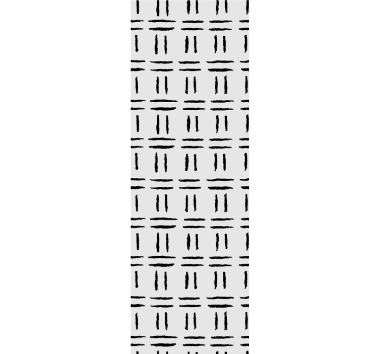 Tapeten schlafzimmer hintergrundmuster mit tuscheeffekt - TenStickers