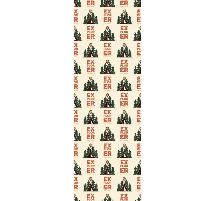 Tapeten schlafzimmer für abenteuerliche campingträume - TenStickers