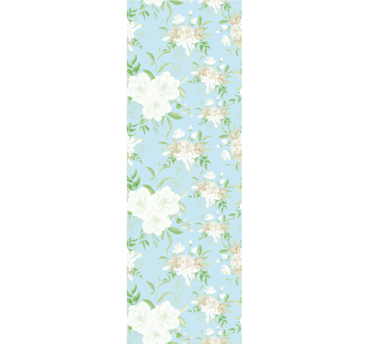 Tapeten schlafzimmer im wilden floralen grandmillenial stil - TenStickers