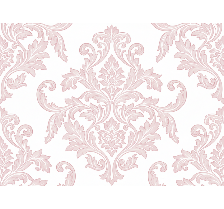 Barock tapete blush damast paisley design - TenStickers