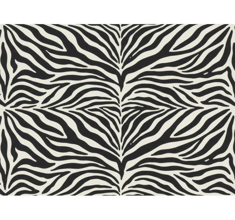 Tapete zebra realistisches zebramuster (b0bqn1plvf) - TenStickers