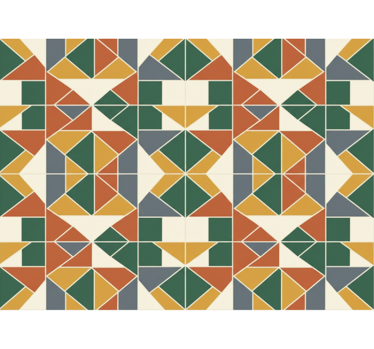 Tapete abstrakt geometrisches muster (b0dvljgdvx) - TenStickers