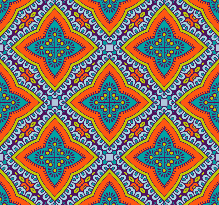 Tapete geometrisch dekor mit geometrischem muster - TenStickers