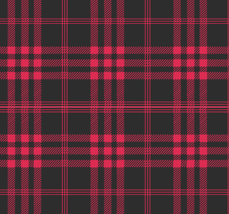 Gestreifte Tapete Weihnachts-tartan-muster - TenStickers