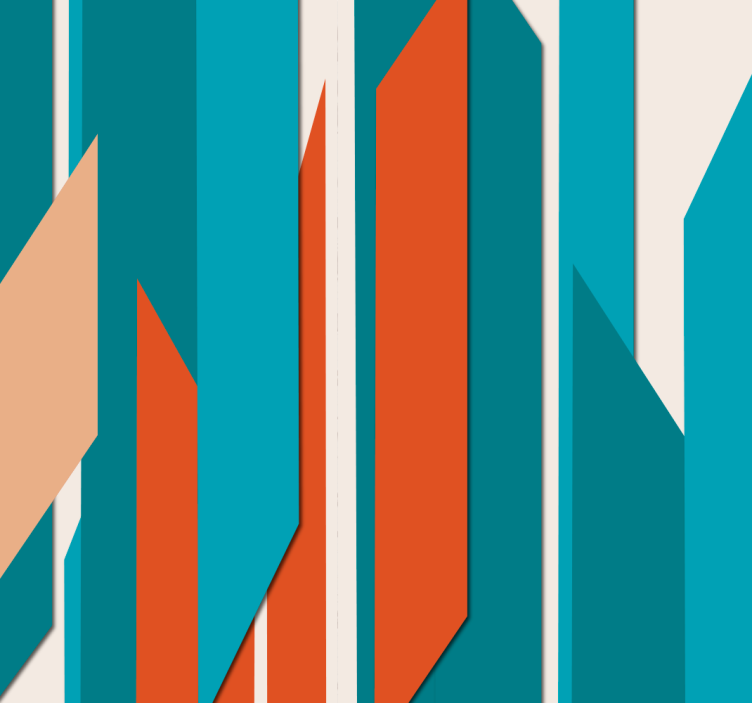 Goldener Oktober abstrakte Tapete - TenStickers