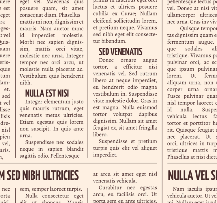 Abstrakte Tapete Tapete vintage zeitungsdruck - TenStickers