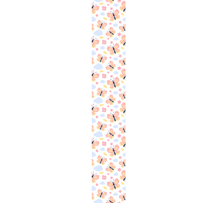 Tapete Schmetterling schmetterlingswolkenmuster - TenStickers