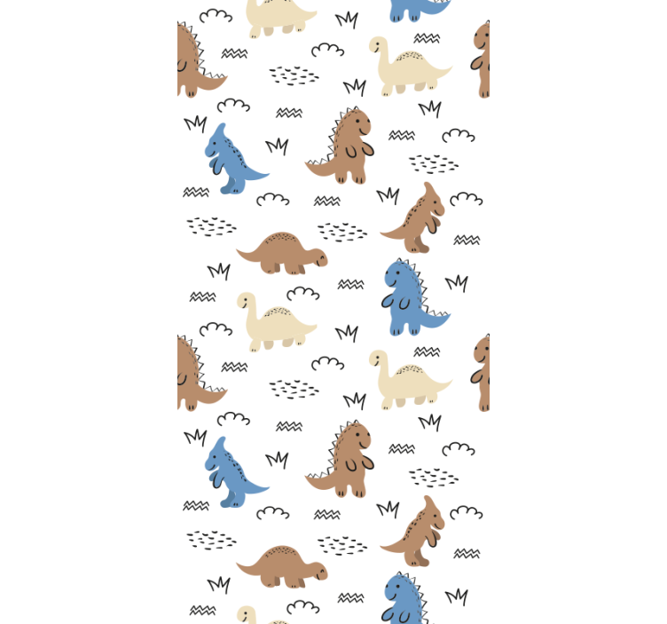 Tapete Babyzimmer dinosaurier-muster - TenStickers