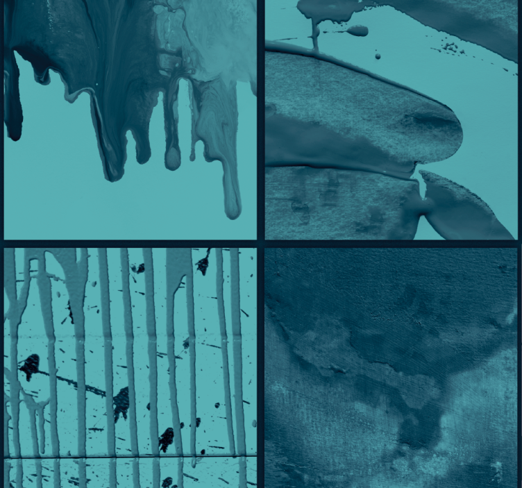 Wand des Regens abstrakte Tapete - TenStickers