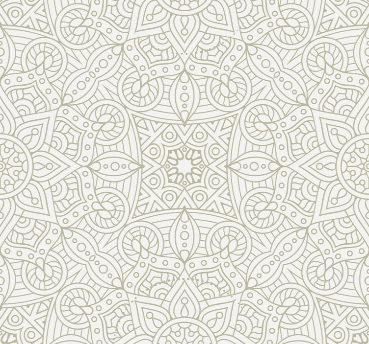 Ornament Tapete geometrische mandalas - TenStickers
