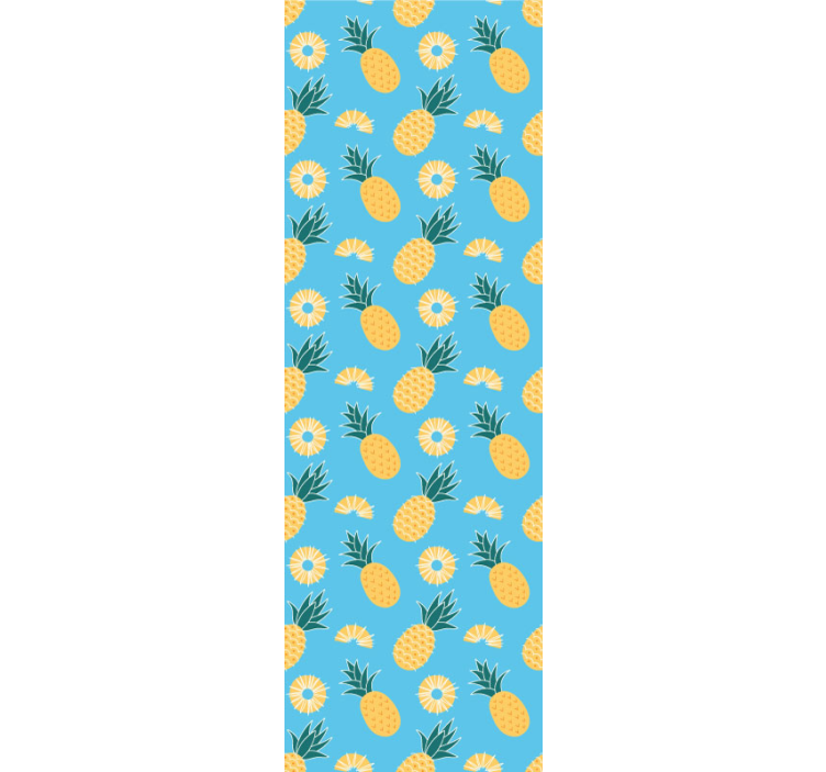 Tapete Tiere tropischer ananas-druck - TenStickers