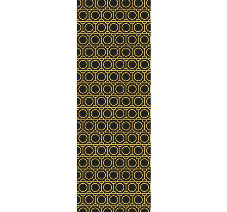 Tapete geometrisch geometrische ringe - TenStickers