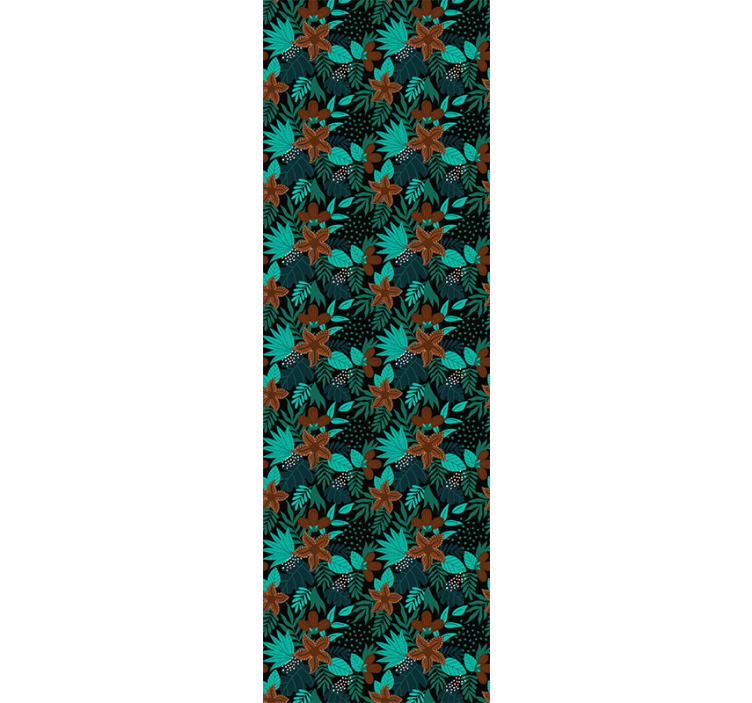 Tapete Natur tropisches blattmotiv - TenStickers