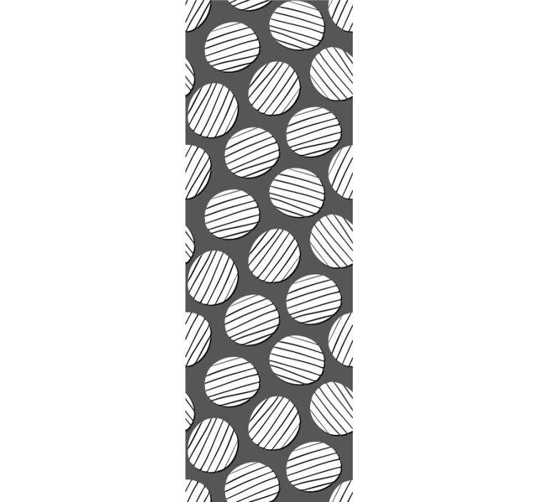 Tapete geometrisch geometrisches kreismuster - TenStickers