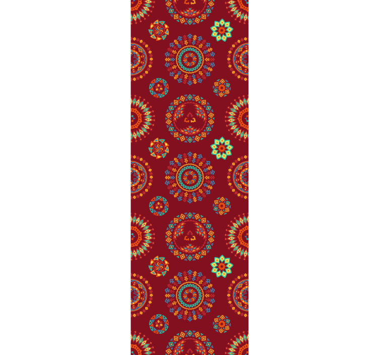 Tapete florale Ornamente verziertes mandala-muster - TenStickers