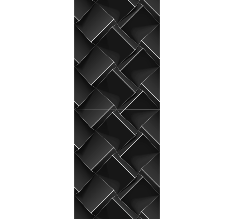 3D Tapete 3D kubisches quadrat - TenStickers